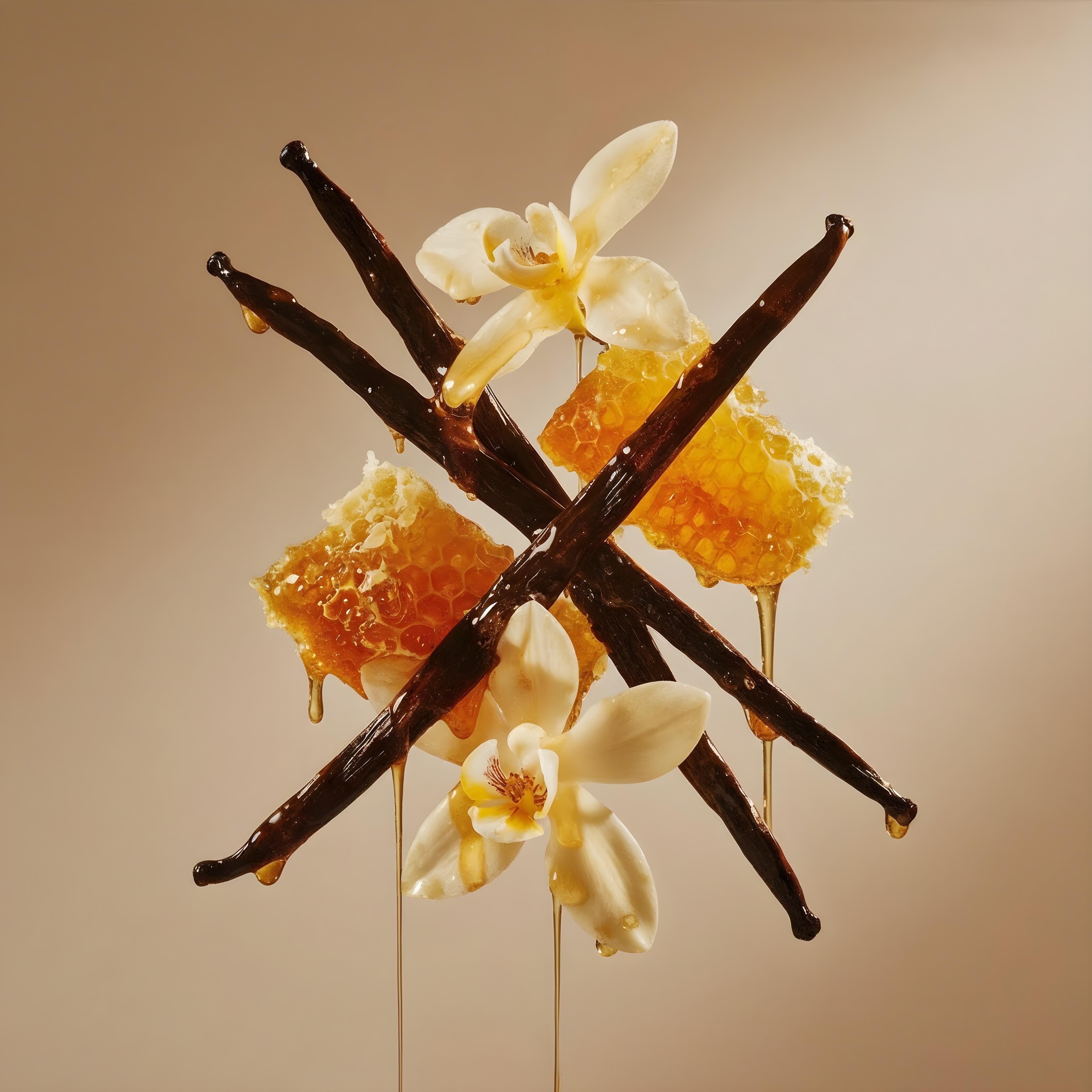 Forest honey from Germany and vanilla beans from Nicaragua used in Maison Dieux Père vodka macérat.