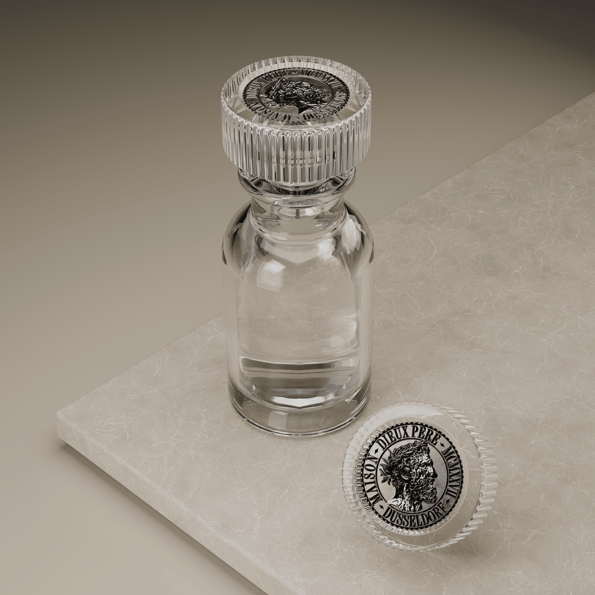 Miniature 100ml Zeus bottly by Maison Dieux Pere