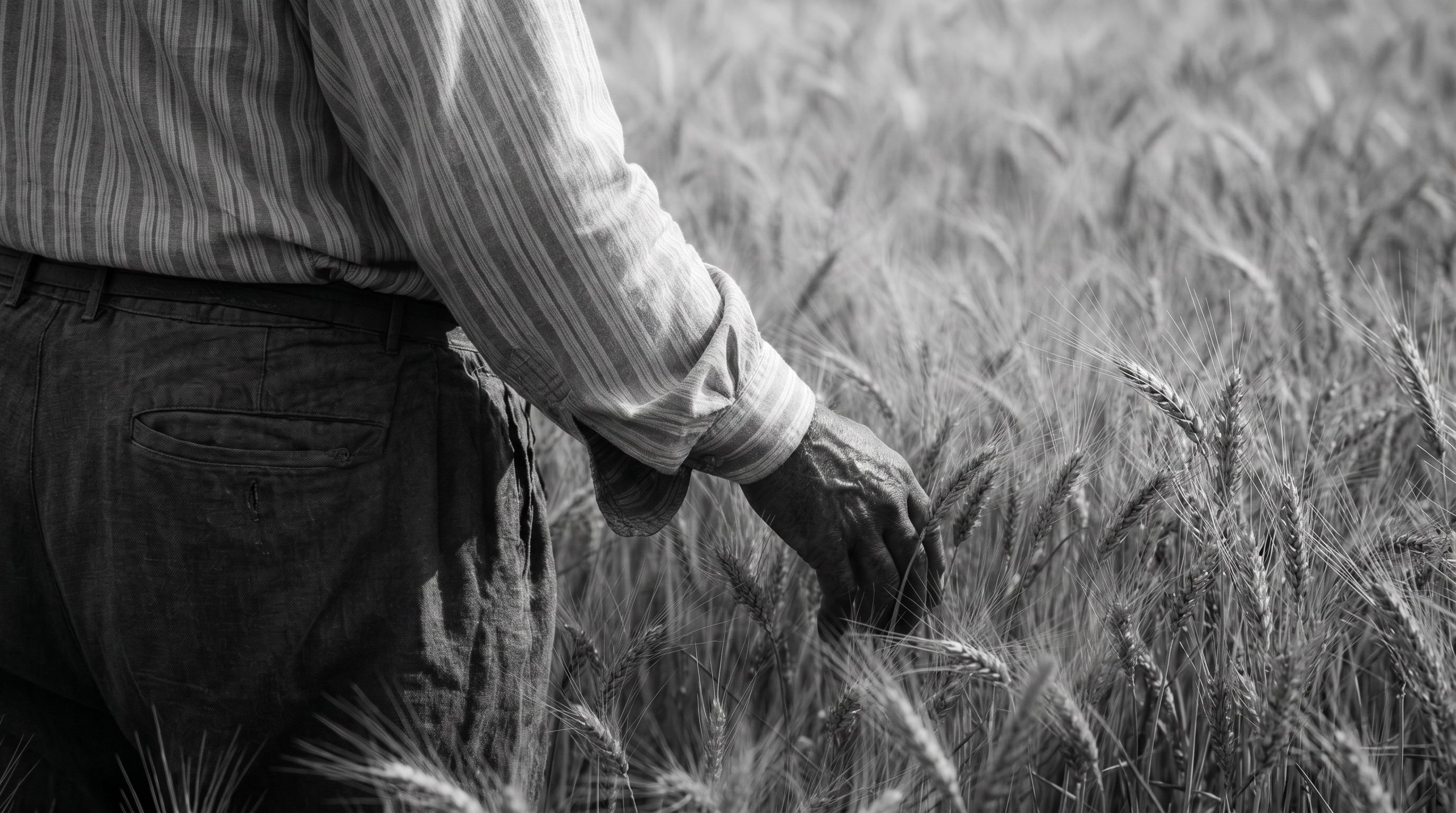 Grain field representing the origin of Maison Dieux Père vodka macérat.